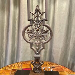 Alternative view of Period Cast Iron Table Lamp On Slate Base