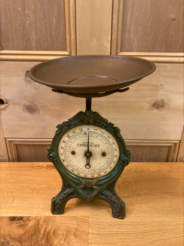 Antique Metal Family Scales