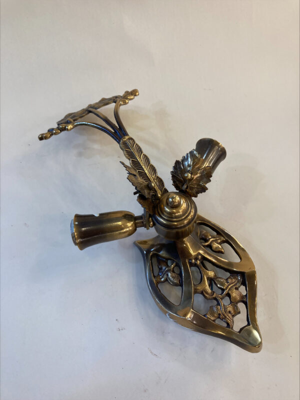 Art Nouveau Style Brass Wall Sconce