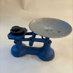 Vintage Blue Weighing Scales