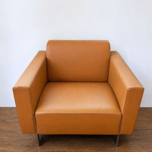 Artifort Mare Tan Leather Chairs