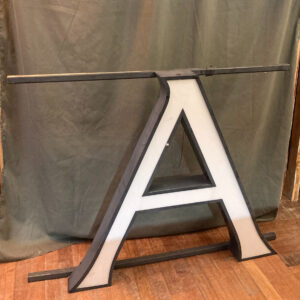 Industrial Style 1970’s Light Up ‘A’ From Manchester Debenhams