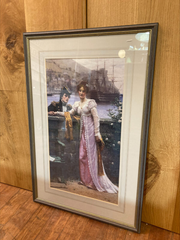 Framed Print Of Painting 'Adieu' By Edmund Leighton