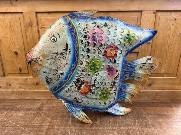 Contemporary Hanging Metal Angelfish