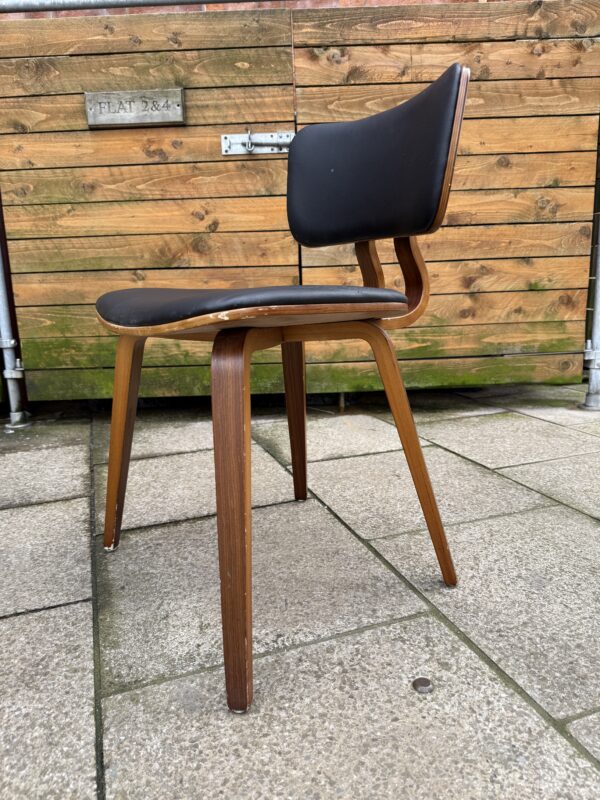 Ply and Vinyl Mid-Century Style Chair