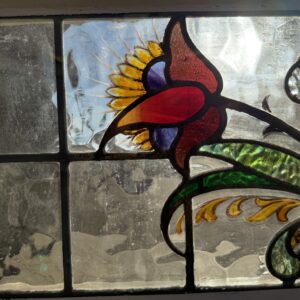 Alternative view of Victorian Stained Glass Panel