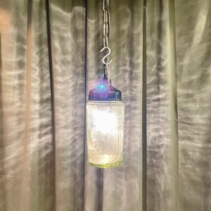 1950s Bakelite Barrel Pendant Light