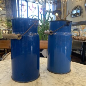 Vintage Enamel Milk Pails