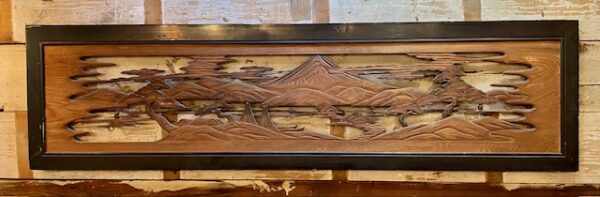 Japanese Ranma Carved Decorative Panel