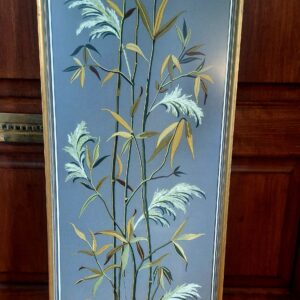 French Mid Century Embroided Textile Panel