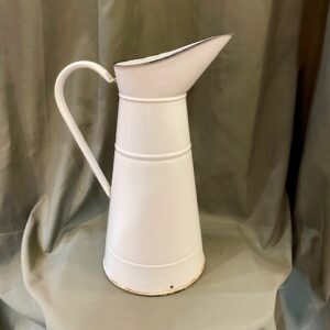 Vintage French Enamel Water Jug