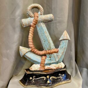 Vintage Cast Iron Anchor Door Stop