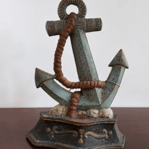 Vintage Cast Iron Anchor Door Stop