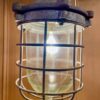Soviet Era Industrial Pendant with blast cage