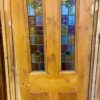 Pine Interior Door Leaded Glass Panels