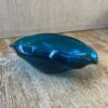 Murano style teal ashtray