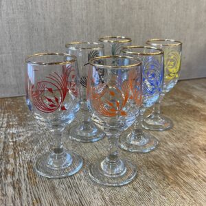 Mid Century Port Glasses