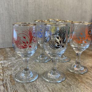 Mid Century Port Glasses