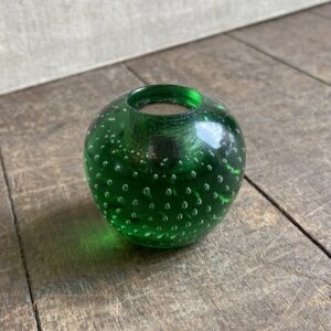 Mid Century Murano Style Glass Candle Holder