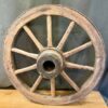 Vintage Wooden Cart Wheel