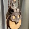 Vintage Wire + Wicker Pendant