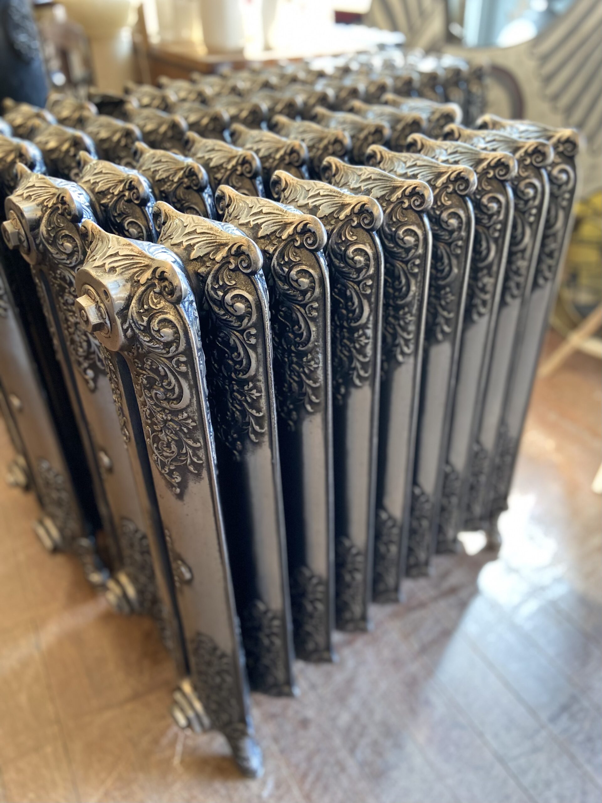 Rococo Cast Iron Radiator, 9 and 15 Column Rococo Cast Iron Radiator, 9 and 15 Column