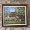 Original Farm Scene Oil Painting