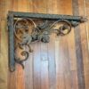 Vintage Wrought Iron Floral Bracket