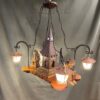 Antique Breton Castle Pendant Light