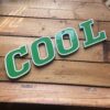 Vintage Green 'Cool' Lettering