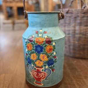 Vintage Hand Painted Churn