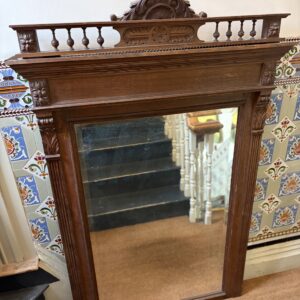 19th Century French Oak Mirror