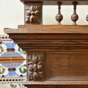 19th Century French Oak Mirror