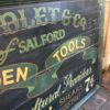 Vintage Hand Painted Wooden Sign