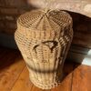 Rattan Work Basket with Lid