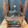 Vintage Onion Shaped Demijohn in Crate