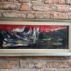 Original Oil on Canvas Painting 'Redsky'