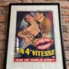 Vintage Belgian Cinema Poster