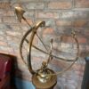 Antique Brass Armillary Sphere Sundial