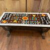Mid Century Tile Topped Coffee Table