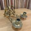 Art Nouvau Brass Wall Candle Holder