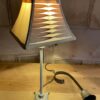 Neo Classical Side Lamp with Cream Shade