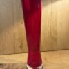 Mid Century Ruby Red Adesa Vase