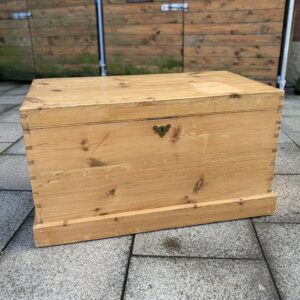 Victorian Pine Blanket Box