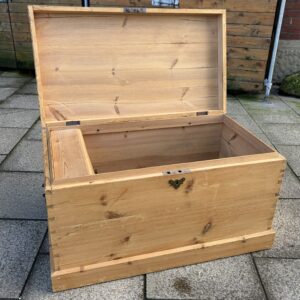 Victorian Pine Blanket Box