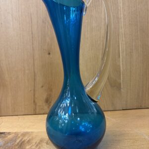 Whitefriars Kingfisher Blue Glass Jug