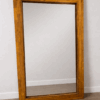 reclaimed maple floor frame mirror