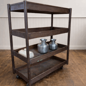 Industrial Metal Garden Trolley