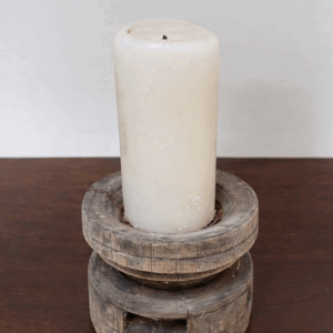 Rustic Candlestick Pedestal