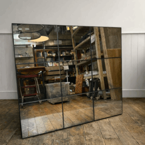 Antique Distressed Glass Mirror